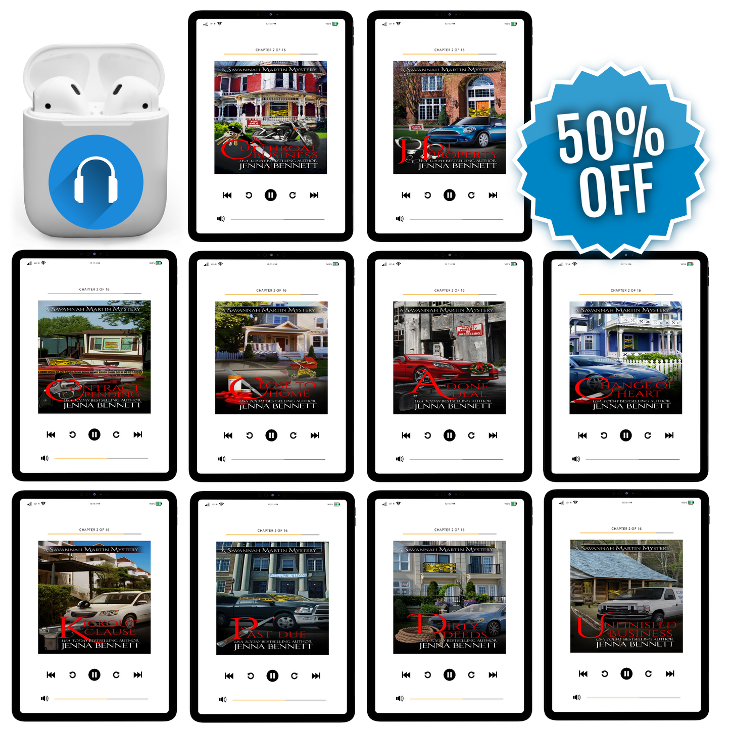 Savannah Martin Mysteries Mega Bundle - books 1-10 From Meet-Cute to Marriage