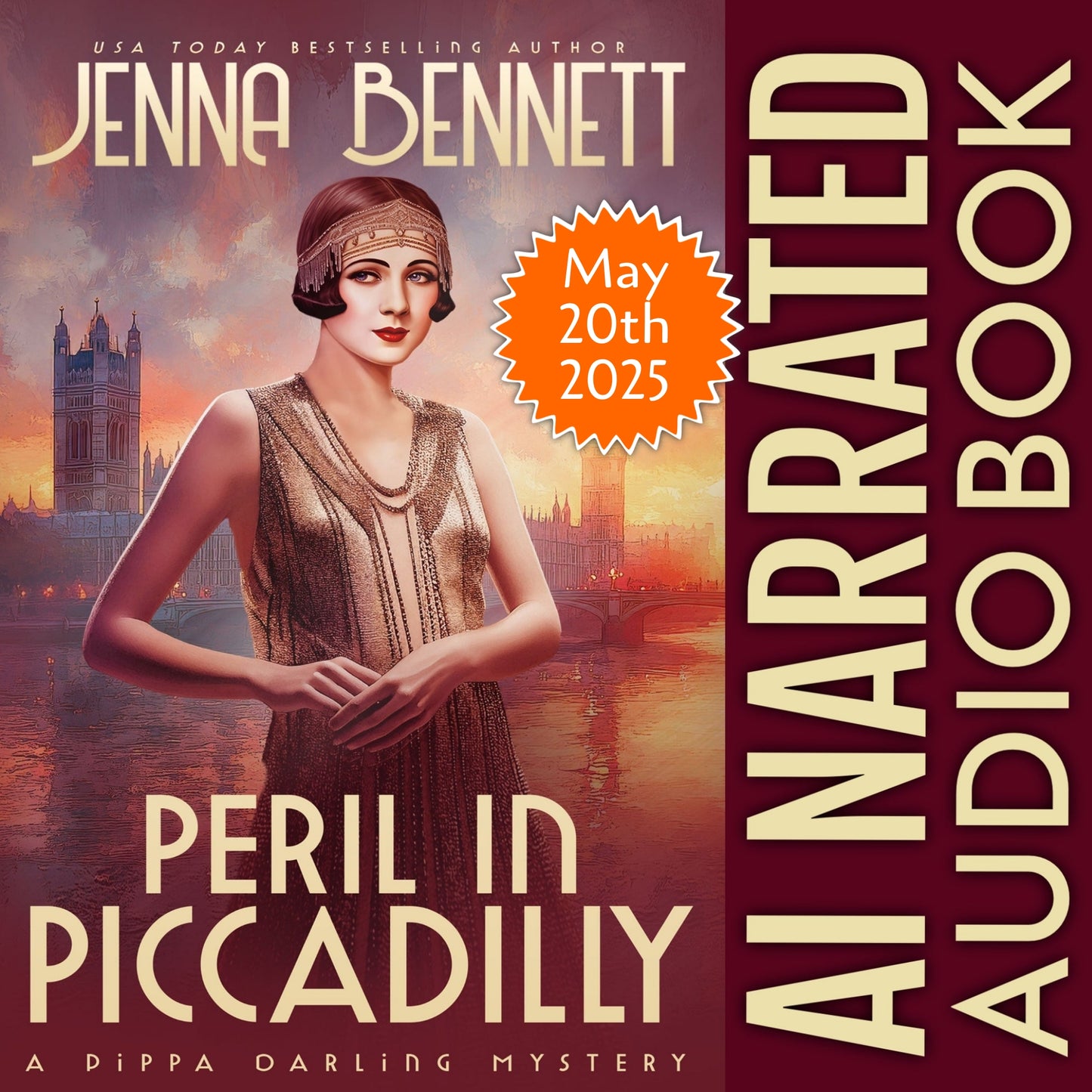 Peril in Piccadilly audio book - Pippa Darling Mystery #7