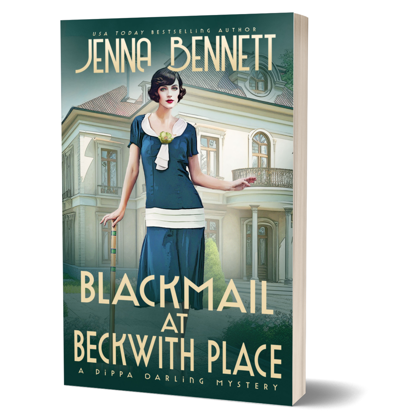 Blackmail at Beckwith Place paperback - Pippa Darling Mystery #4