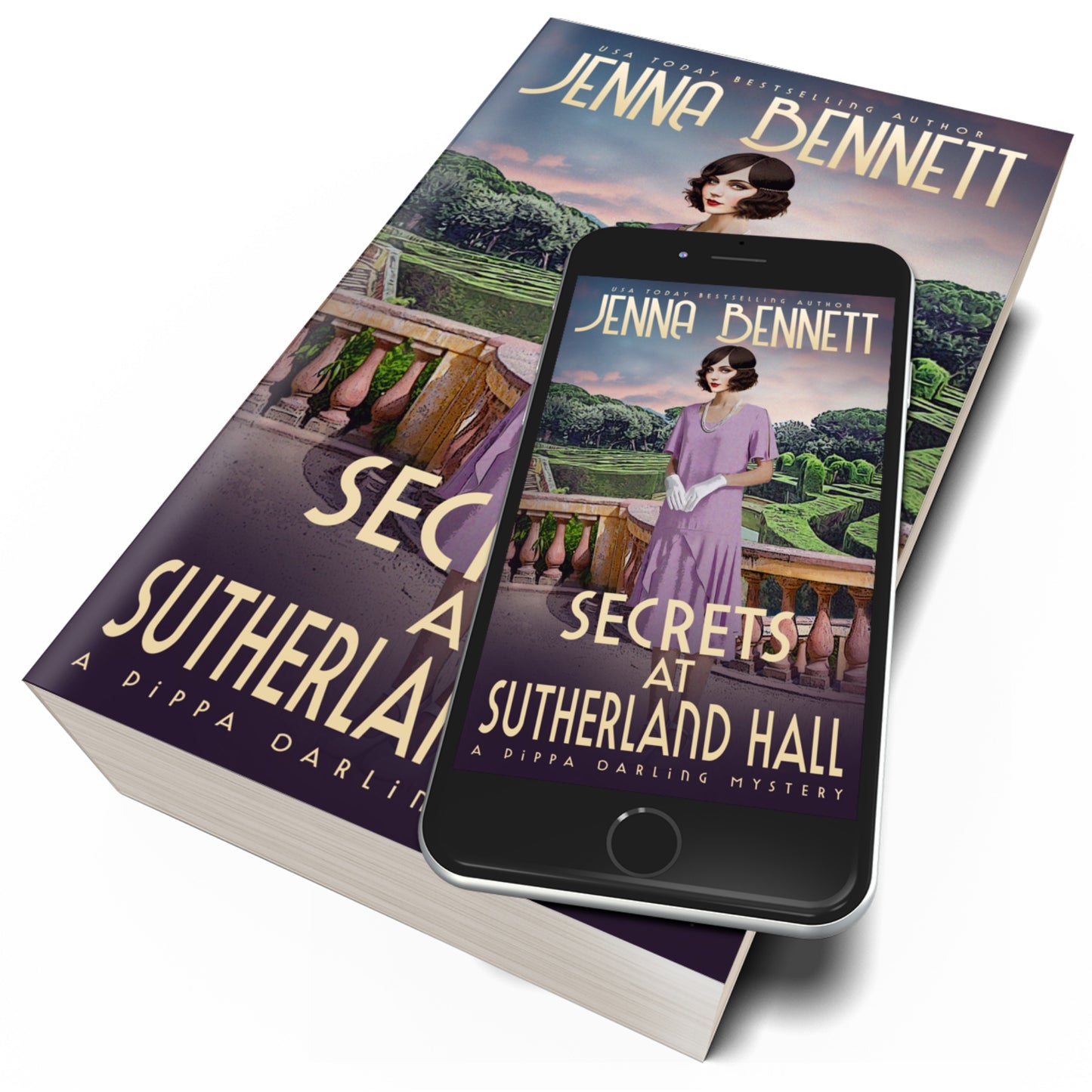 Secrets at Sutherland Hall paperback - Pippa Darling Mystery #1