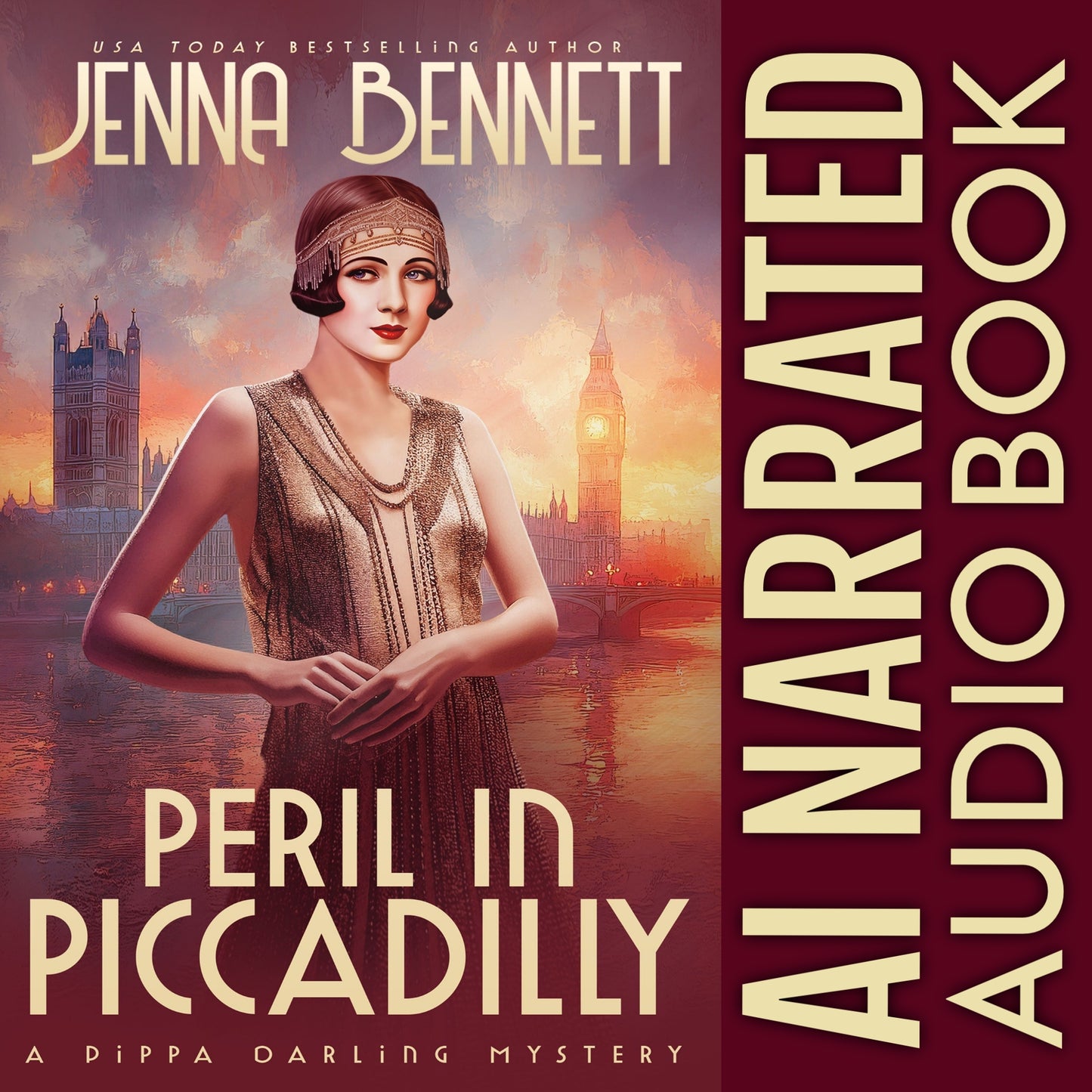 Peril in Piccadilly audio book - Pippa Darling Mystery #7