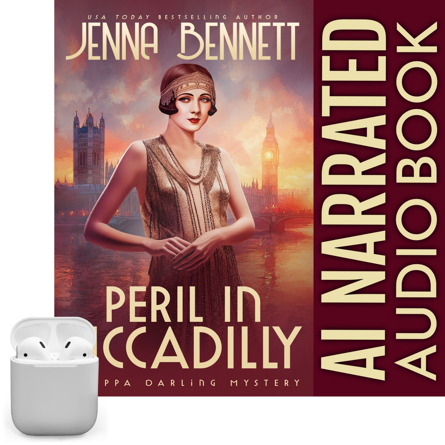 Peril in Piccadilly audio book - Pippa Darling Mystery #7