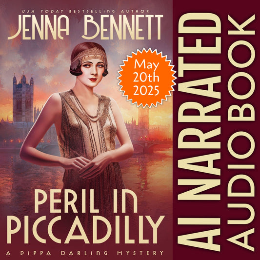 Peril in Piccadilly audio book - Pippa Darling Mystery #7