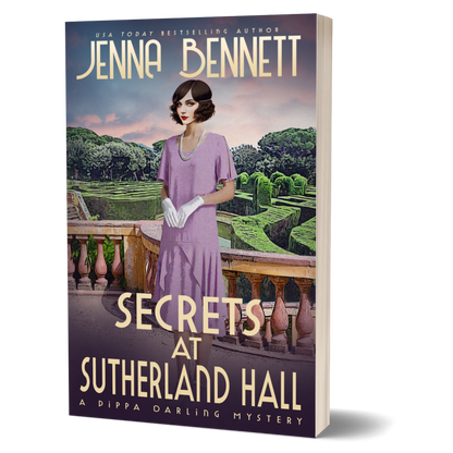 Secrets at Sutherland Hall paperback - Pippa Darling Mystery #1