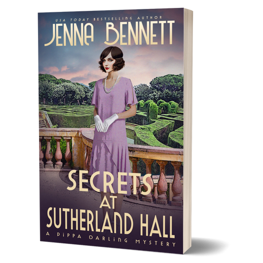 Secrets at Sutherland Hall paperback - Pippa Darling Mystery #1