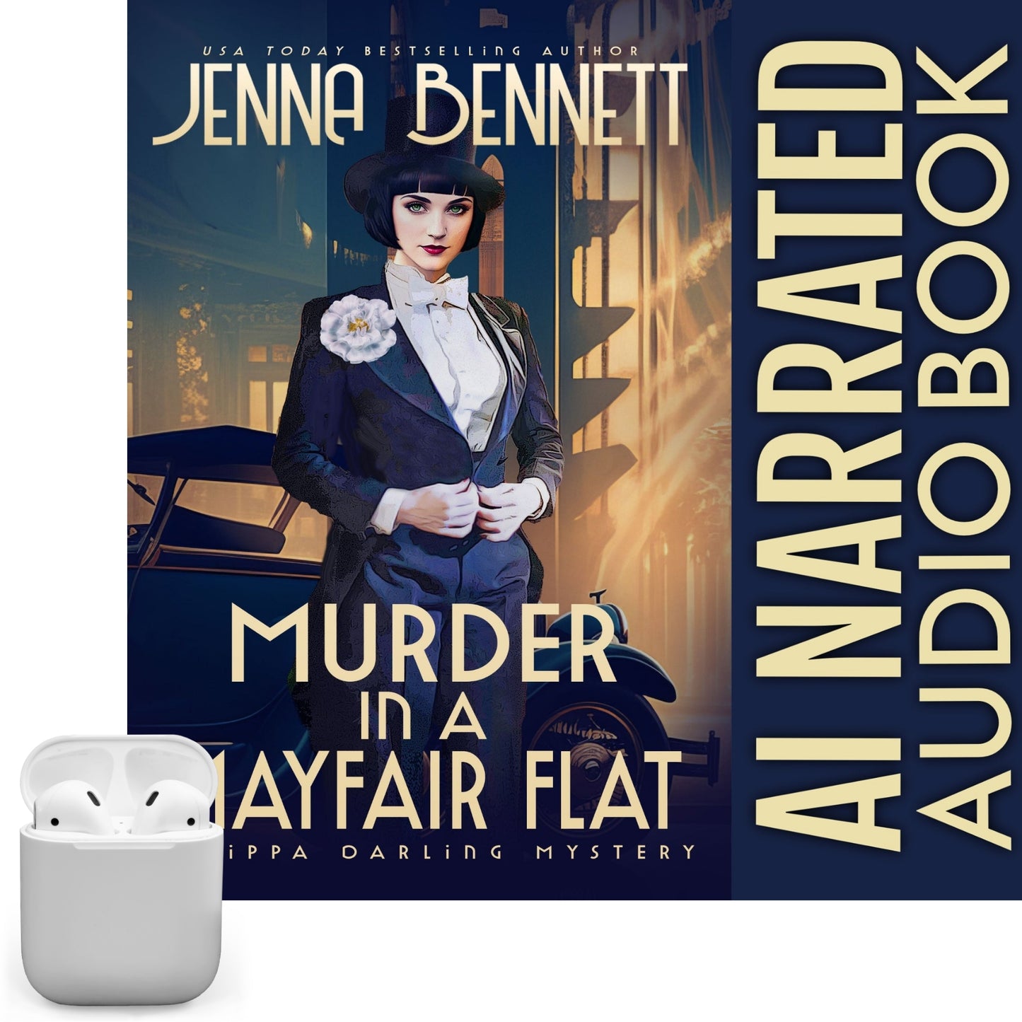 Murder in a Mayfair Flat audio book - Pippa Darling Mystery #3