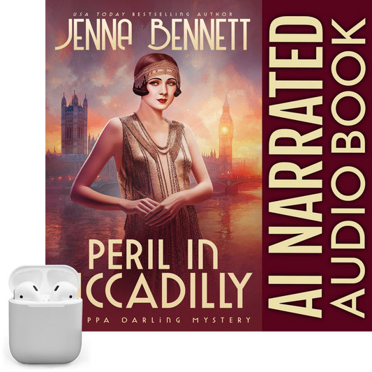 Peril in Piccadilly audio book - Pippa Darling Mystery #7